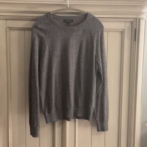 Banana Republic Gray Crew Neck Sweaters Soft Knit Casual 100% Organic Cotton